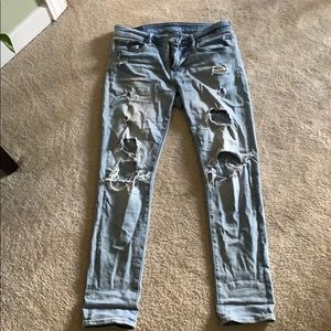 American Eagle Outfitters ripped jeans